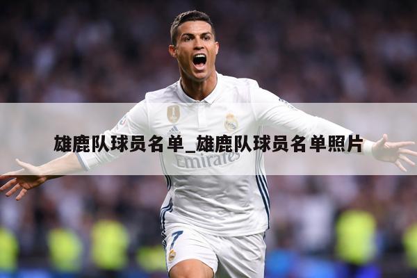 雄鹿队球员名单_雄鹿队球员名单照片